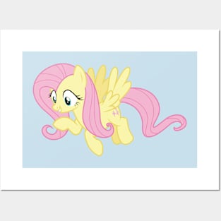 Fluttershy vector Posters and Art